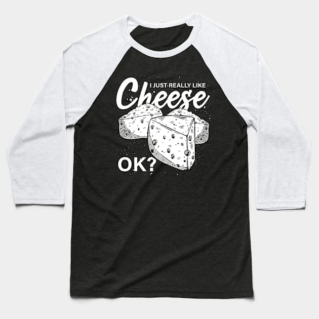 Funny Gouda Foodie Cheese Baseball T-Shirt by ShirtsShirtsndmoreShirts